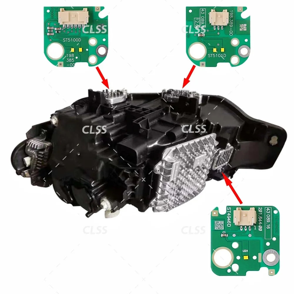 Angel Eyes DRL Boards For BMW 3 Series F30 F31 F35 LCI 2016-2018 LED Headlight Daytime Running Light Chips