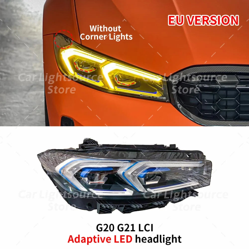 DRL Boards LED Angel Eyes Module For BMW 3 Series G20 G21 G28 LCI 22-24 APP Control Multicolor Daytime