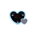 Solar Powered Car Neon Light Wireless Cute Heart Shaped Led Ambient Light Suction Cup USB Rechargeable Atmosphere Breathing Lamp