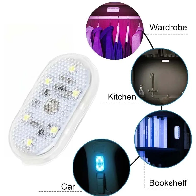 LED Touch Light Mini Wireless Car Interior Lighting Auto Roo