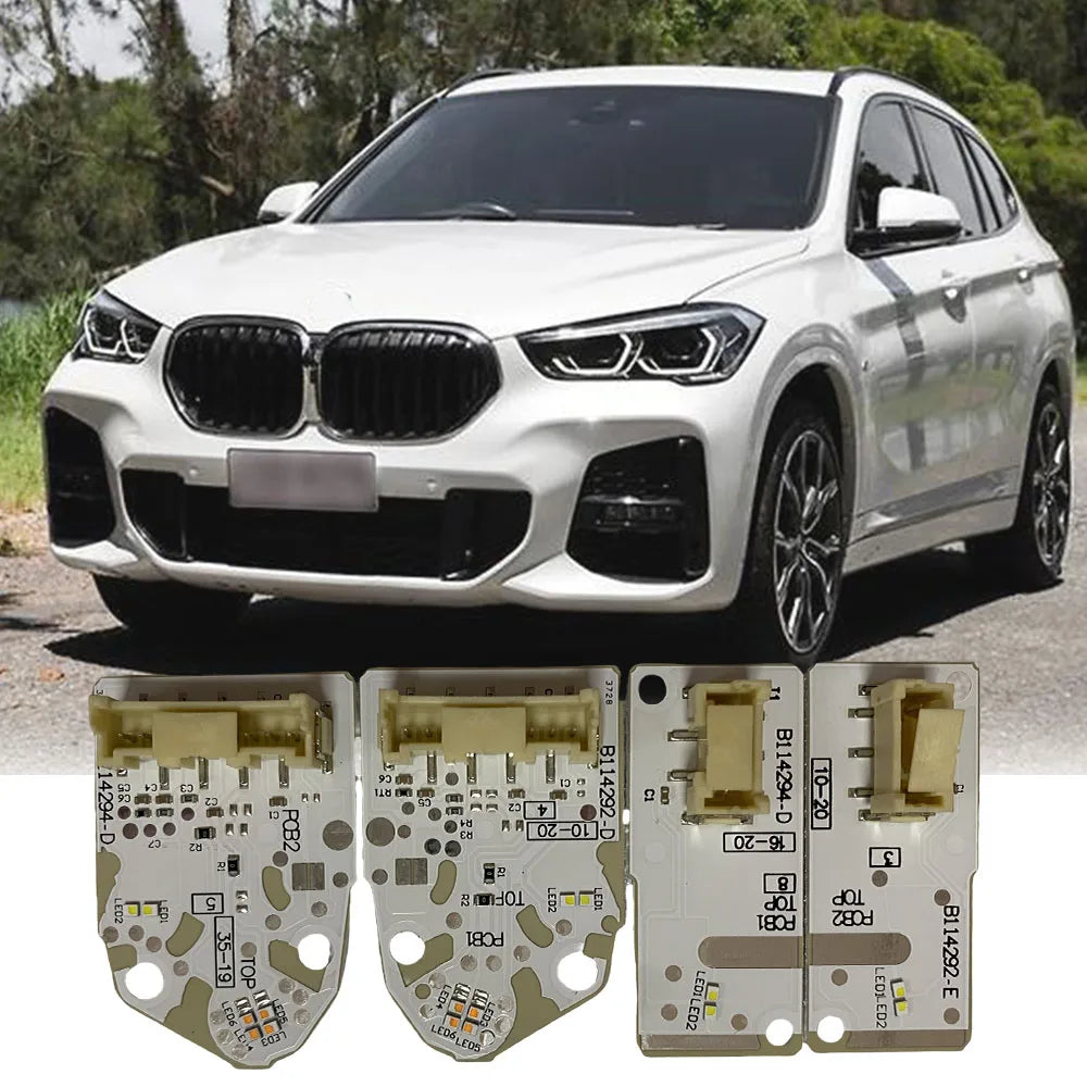 Angel Eyes DRL Boards For BMW X2 F39 X1 F49 F48 LCI 2020-2022 Daytime Running Light Bright White Lightsource