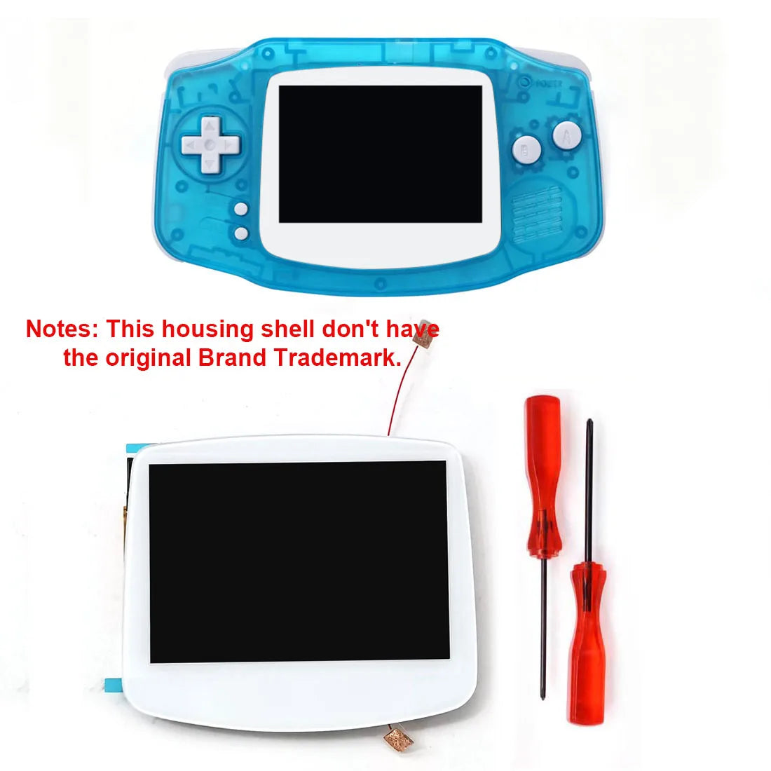 HISPEEDIDO Pre-Laminated V5 HD 720x480 Drop-in Screen For GBA V5 IPS LCD Kits Replacement Desaturation Retro Pixel OSD FRM