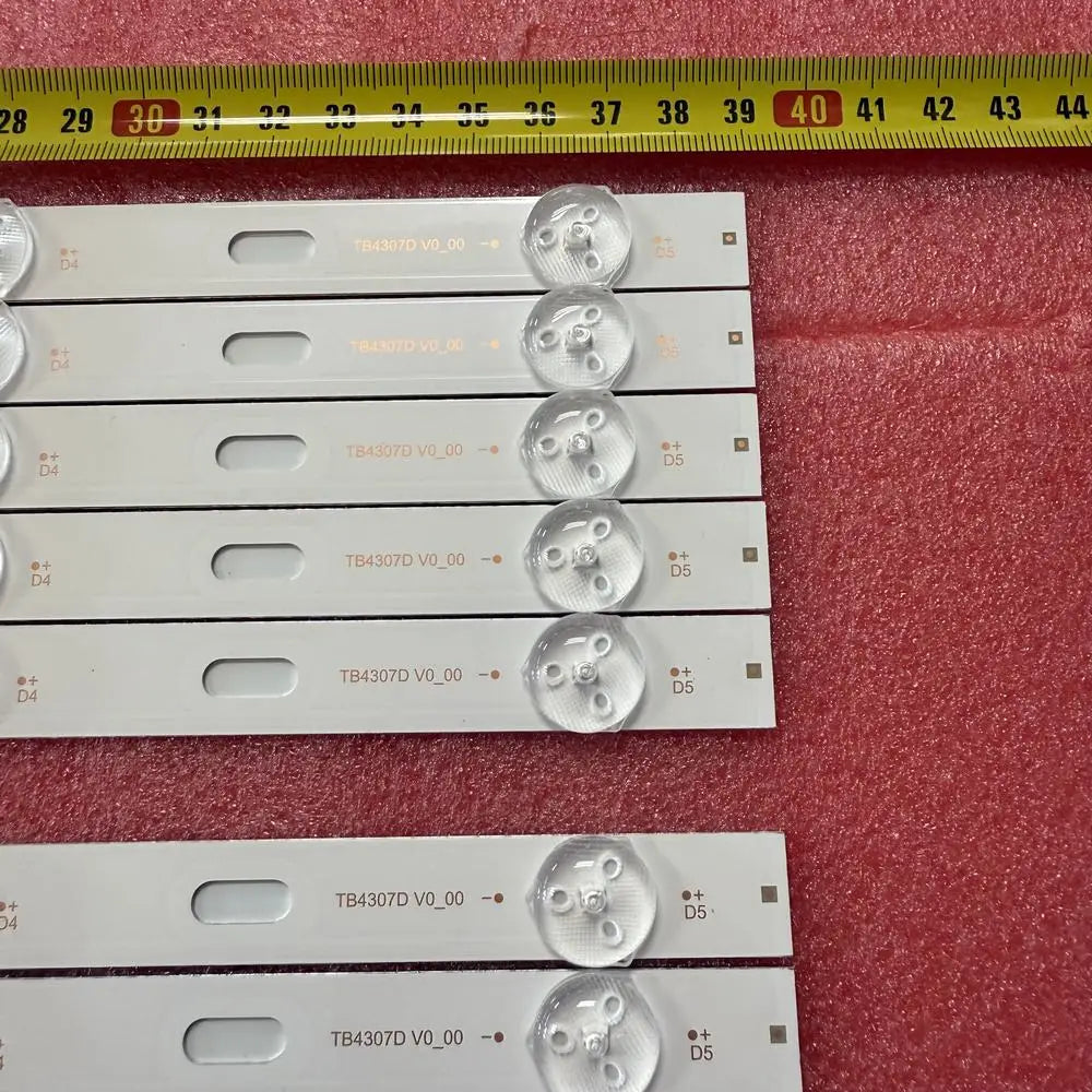 LED Backlight Strip for 10pcs/set LED Strip For 5LED Makvision Wei-ya MT43W-267C3 A B MT43W-26723 A B