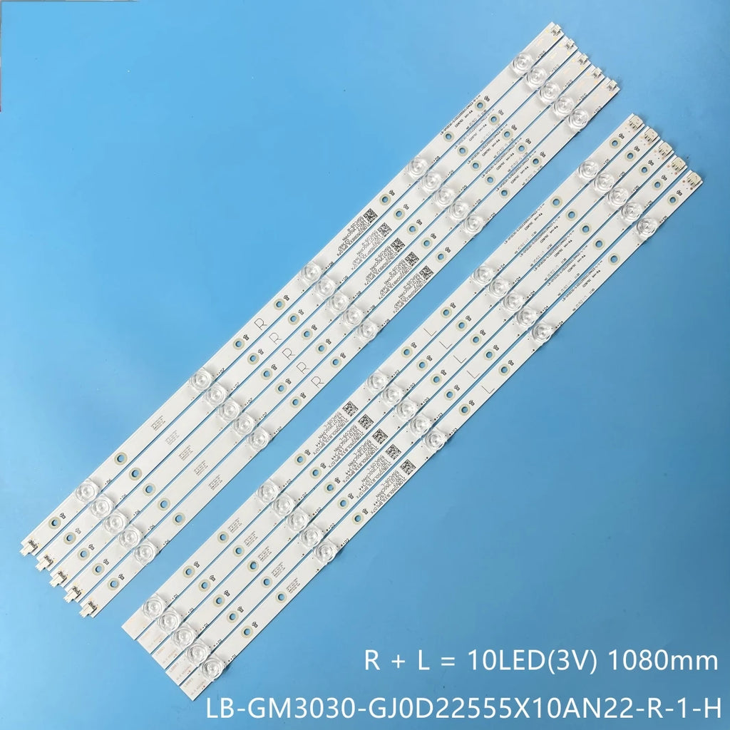 LED Backlight Strip for10 Lamp For 55"TV 55PUS7504 55PUS7304/1255PUS6704/12 55PUS6814/12 55PUS6754/12