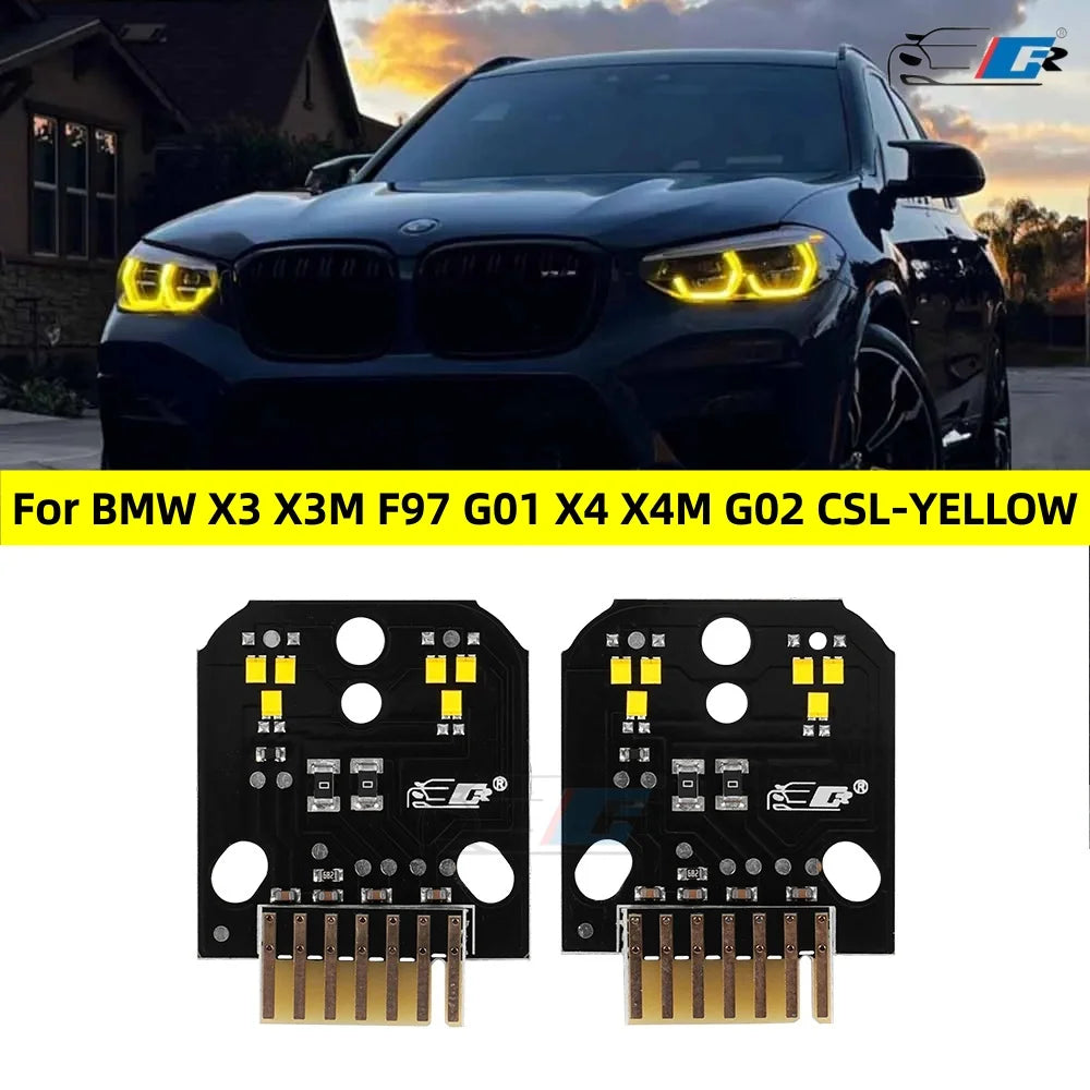 DRL Angel Eye LED Board Adaptive Headlight 63117466107 63117466108 for BMW X3 X3M F97 G01 X4 X4M G02 F98