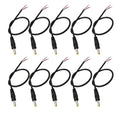 DC 4.0mm X 1.7mm Male Plug Female Jack DC Power Charging Cable Connector DC Power Wire Pigtail for CCTV Camera LED Strip Light