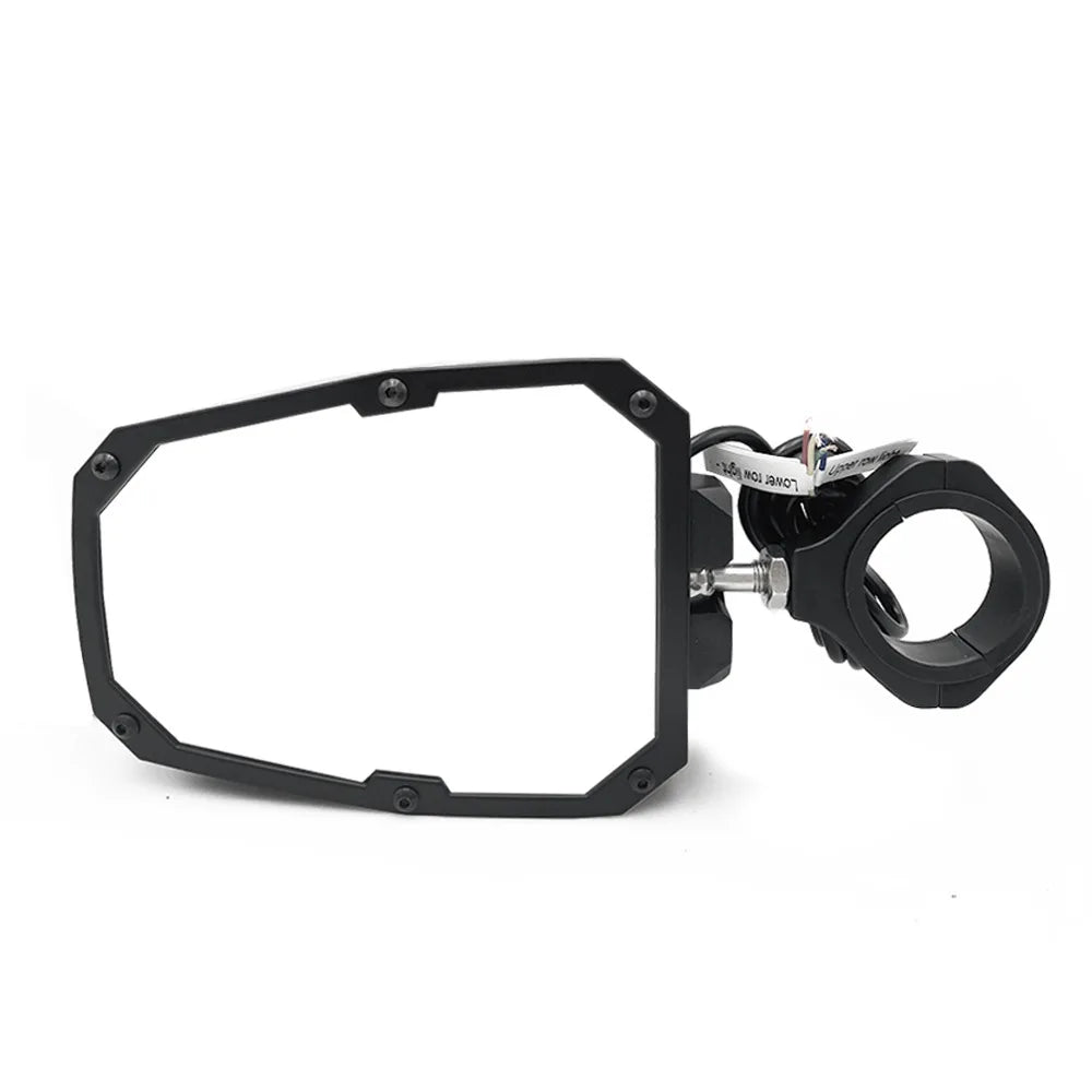 Rearview Side Mirror Adjustable With LED Lights 1.75 2 Inch UTV ATV For CAN AM Maverick X3 Polaris RZR S 800