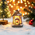 Christmas House Light Ornaments Xmas Gift New Year Navidad For Home Party Wedding Decorations Bedroom With Battery Night Light