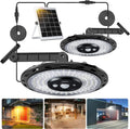 Dual Head Solar Light Indoor Outdoor Solar Powered Shed Ligh