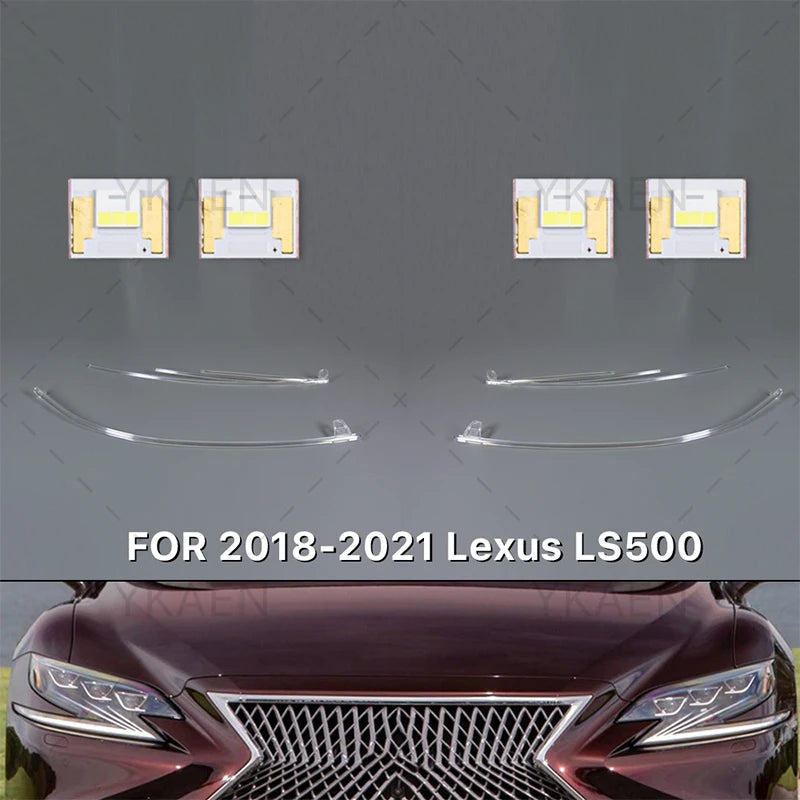 Angel Eyes DRL Chip Boards Headlight Daytime Running Light Tube Light Guide Strip for Lexus