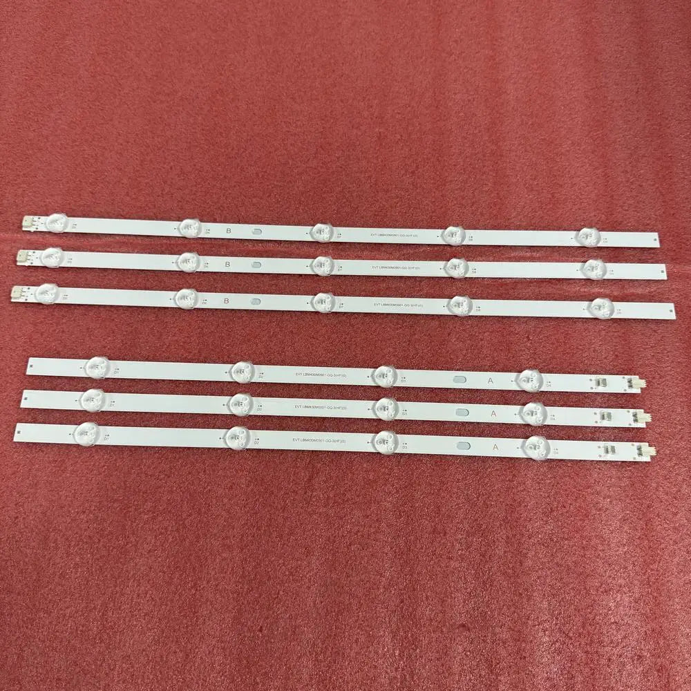 LED Backlight Strip for Xiaomi L43M6-6AEU LBM430M0901-GQ-3(HF) HV430QUB_F70 TPT430WR-QUBF70.K - Replacement