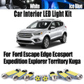 Bulbs Kit For Ford Escape Kuga Edge Ecosport Expedition Explorer Territory LED Interior Reading Dome Light
