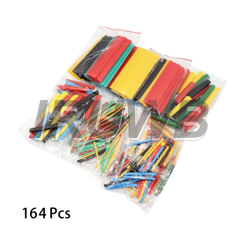 Electrical Connection Wire Cable Insulation Sleeving Heat-shrink Tubing Thermoresistant Tube Heat Shrink Wrapping Kit