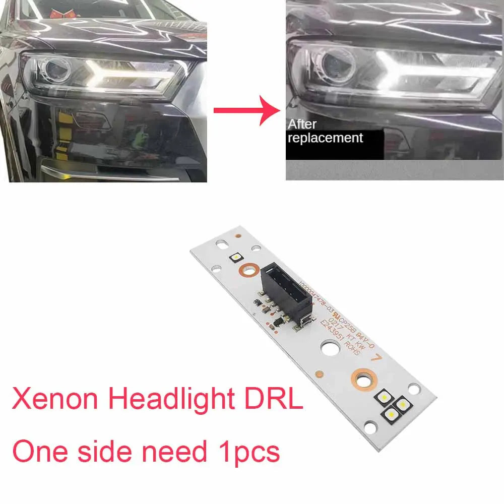 Xenon Headlight 2017-2019 Left Right Angel Eyes DRL OE# for AUDI Q7 2017-2019