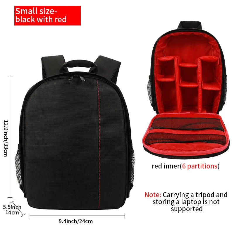 Digital Camera Backpack Outdoor Large-Capacity Camera Bag Laptop Backpack Multi-Functional Convenient Backpack