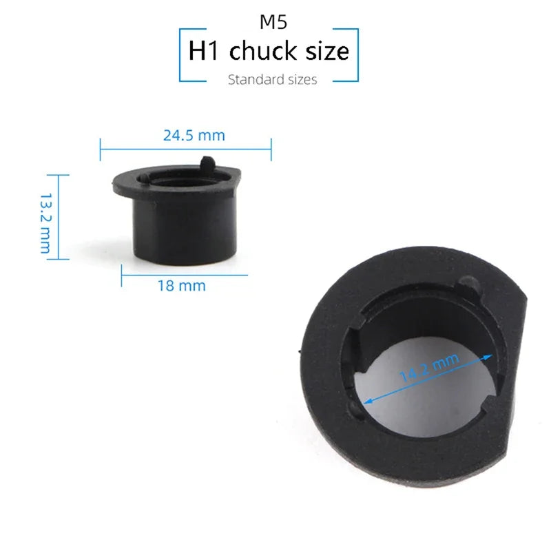 2Pcs Car LED Headlight Bulb Base Adapter Socket Holder 9006-HB4/9005-HB3/H11/H7/H4/H3/H1 Head Lamp Retainer Holder Clips