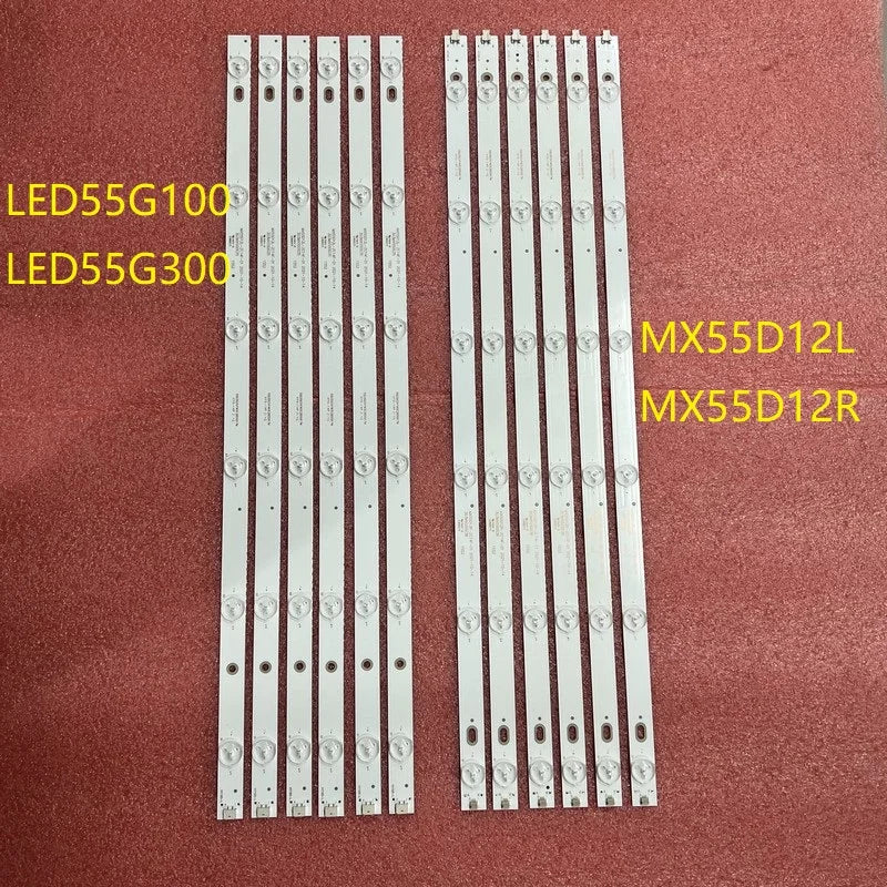 LED Backlight Strip for 12pcs LED Backlight Strip For Konka 55MH303ANTS F55D8000K LED55G100 LED55G300