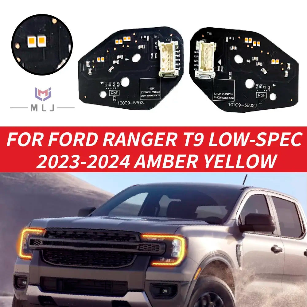 DRL Chips 2023-2024 Headlight Daytime Running Turn Signal Light Lightsource for Ford T9 2023-2024