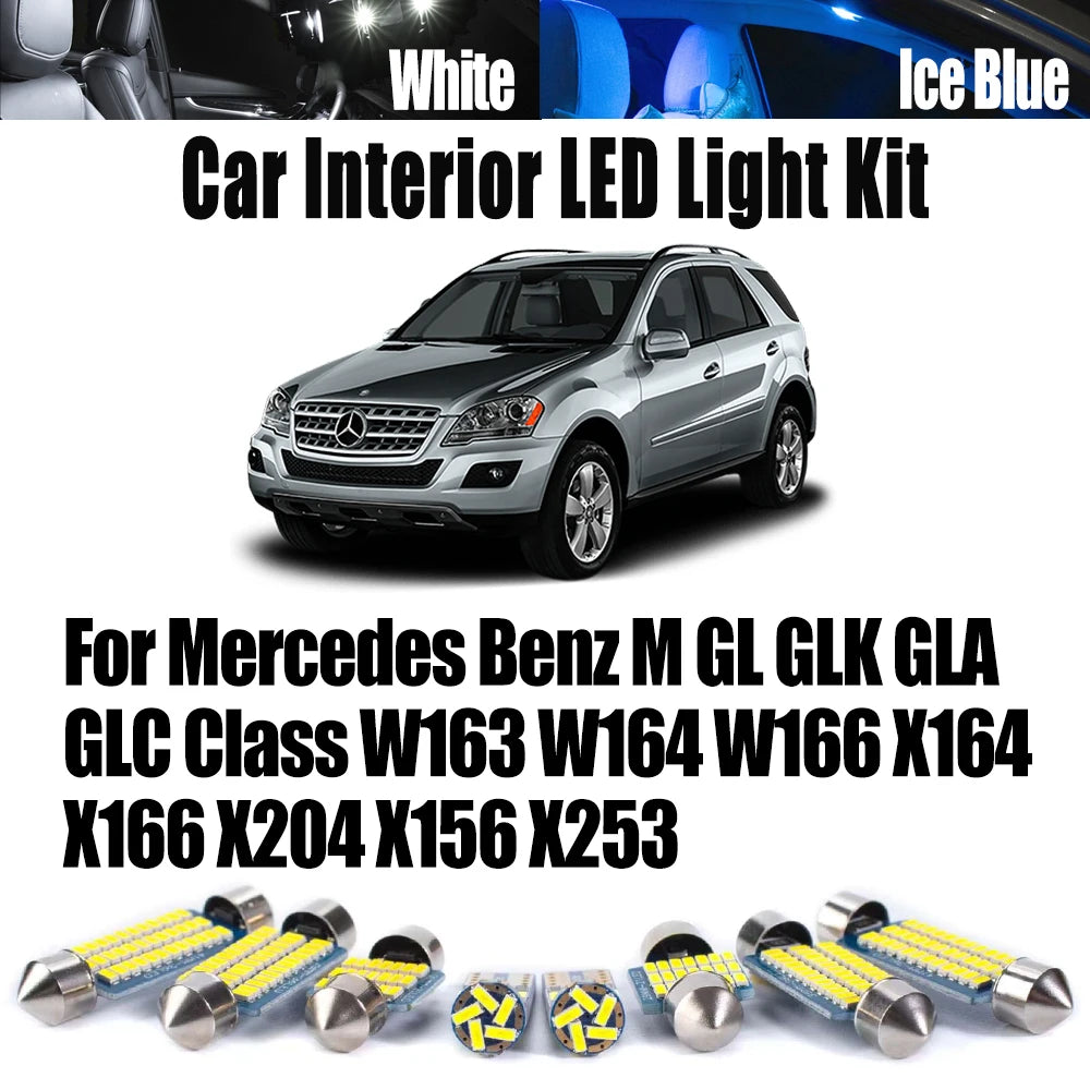 RGB - Ambient Light - for Mercedes W164 X156 X204 - Car Interior Lighting