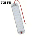 12V-80V High Brightness LED Panel Light Bar 72LED Car Interi