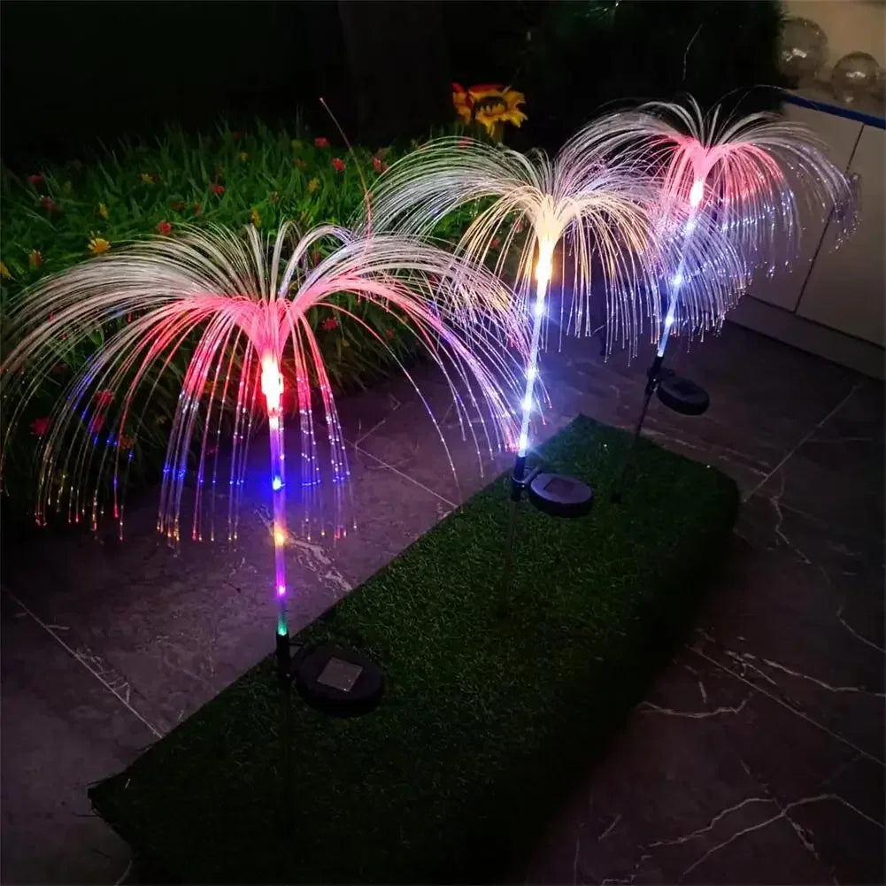 LED Solar Jellyfish Garden Lights Outdoor Waterproof Christm
