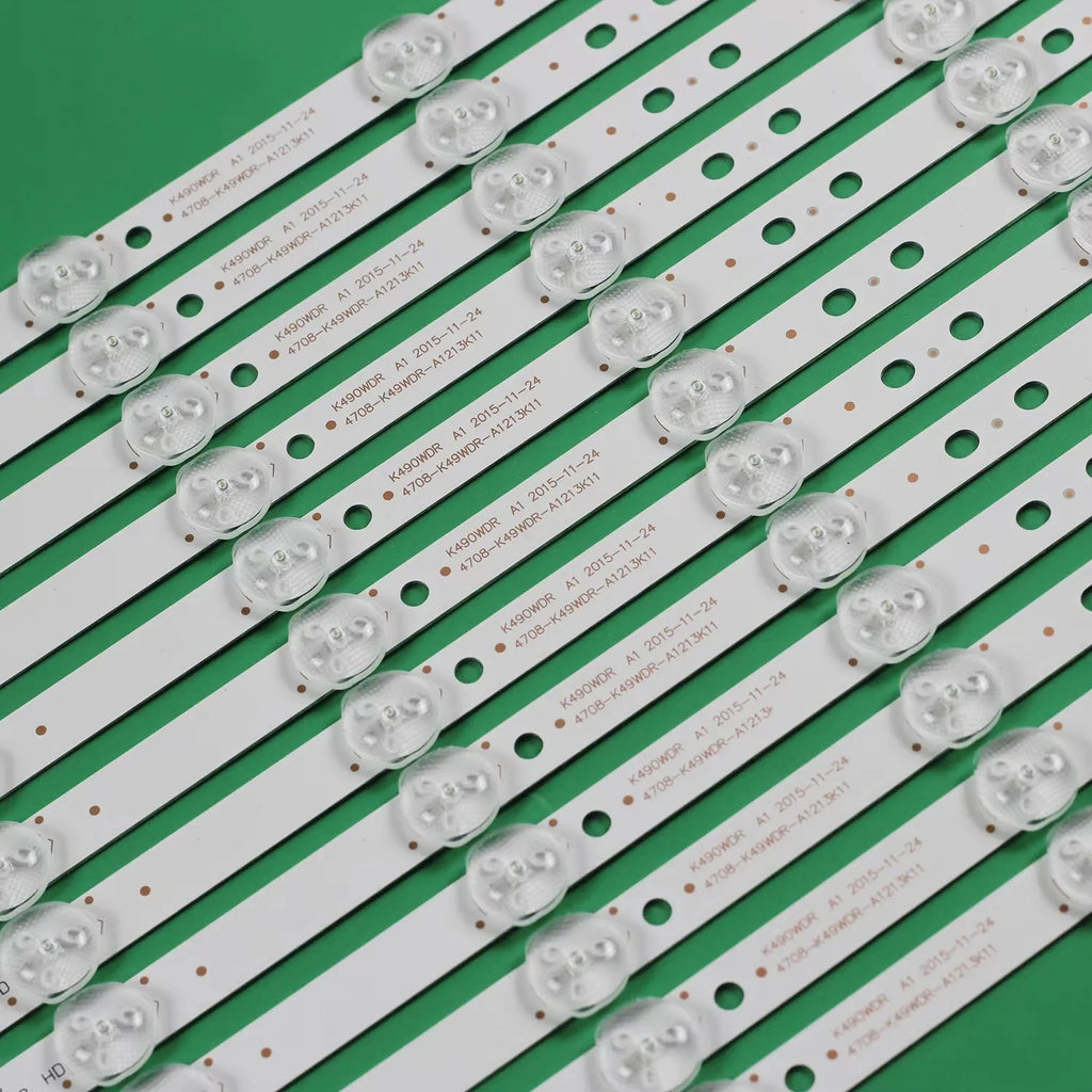 12pcs LED Backlight strip for Toshiba 49 TV 49L621U K490WDR 