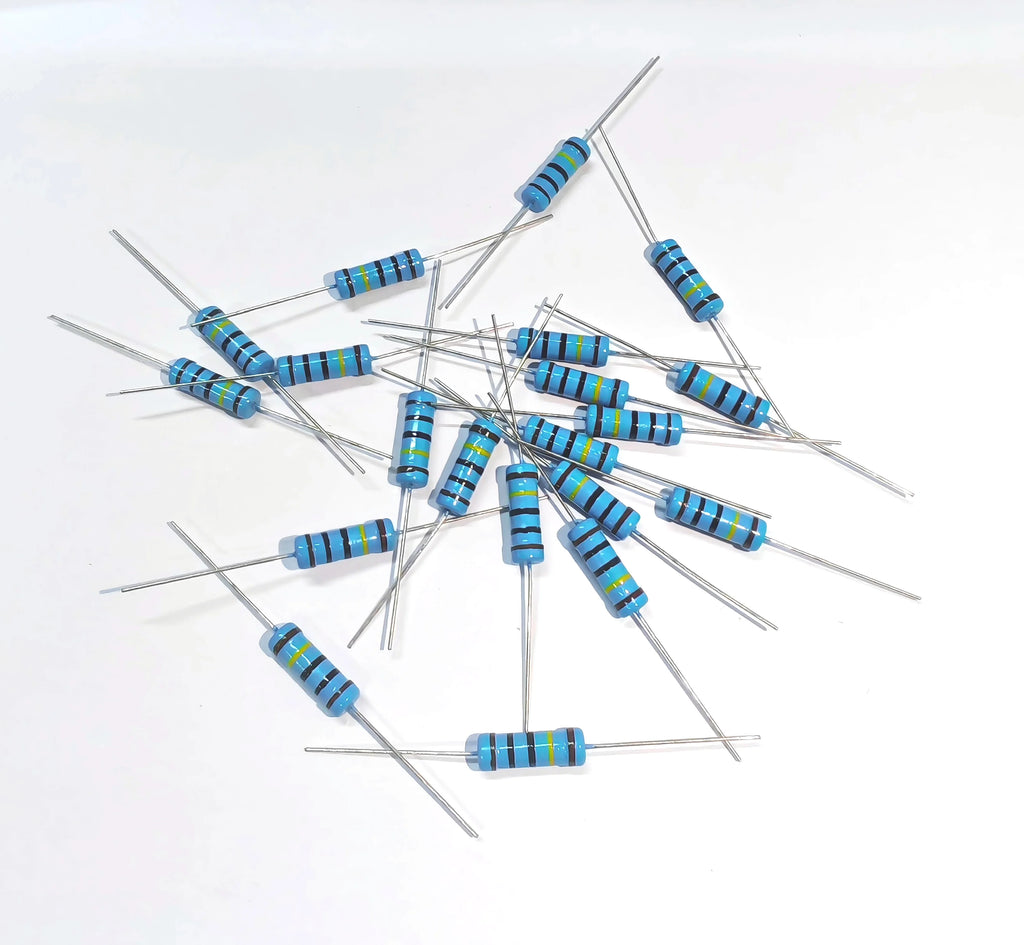 20pcs/lot 3W Metal Film Resistor 1% 0.1R-2.2M 2.2 10 100 150