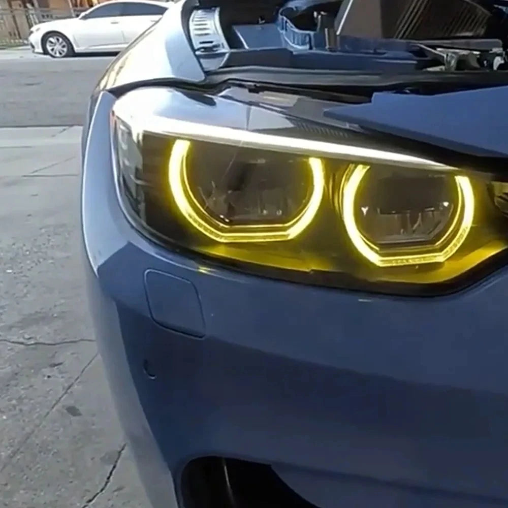 DRL LED daytime running lights LEDlight DRL module 2015-2017 replace OEM lemon-Yellow for BMW F82 F80 M3