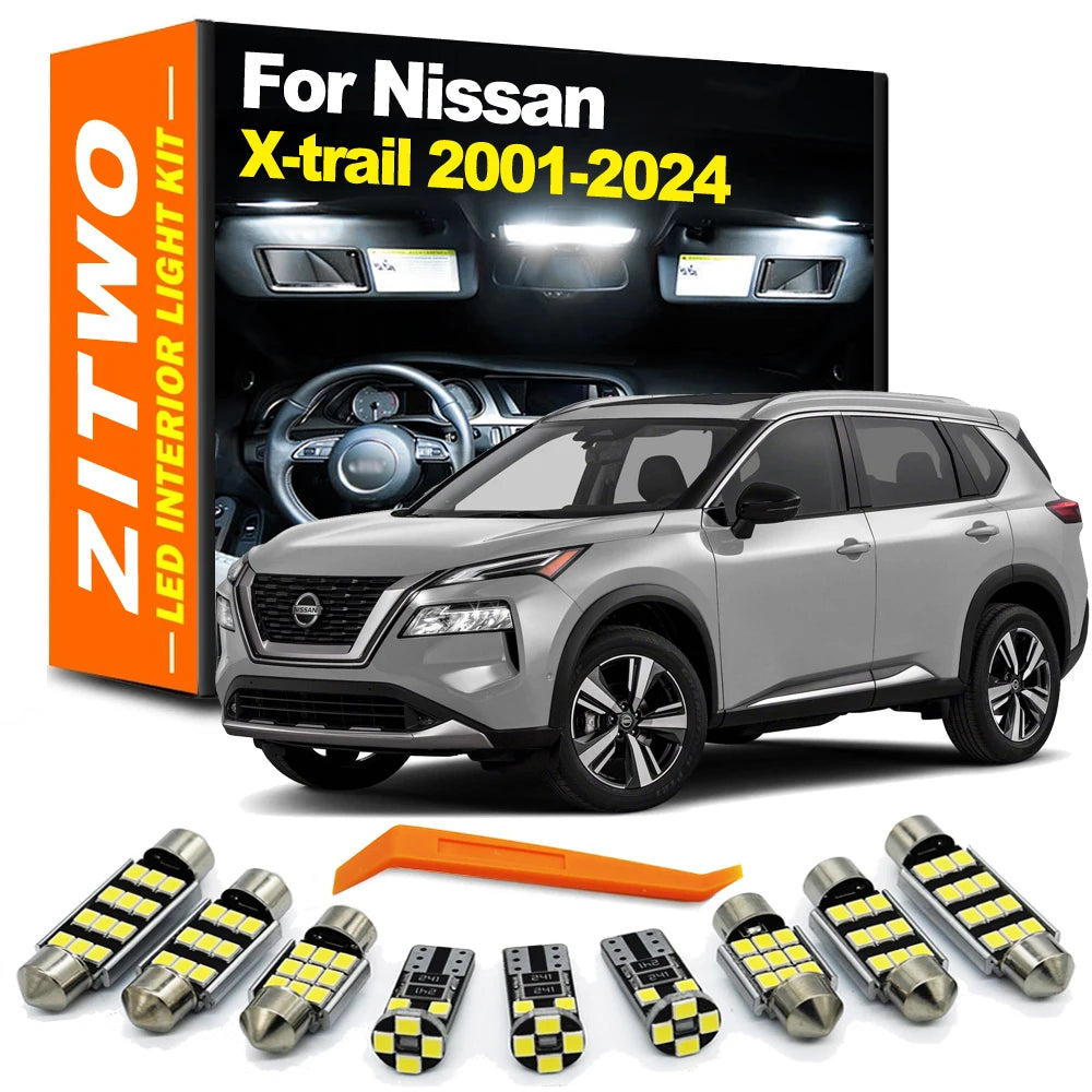ZITWO Car LED Bulb Interior Dome Map Light Kit For Nissan Xt