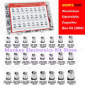 400PCS SMD Aluminu Electrolytic Capacitor Kit condensadores 