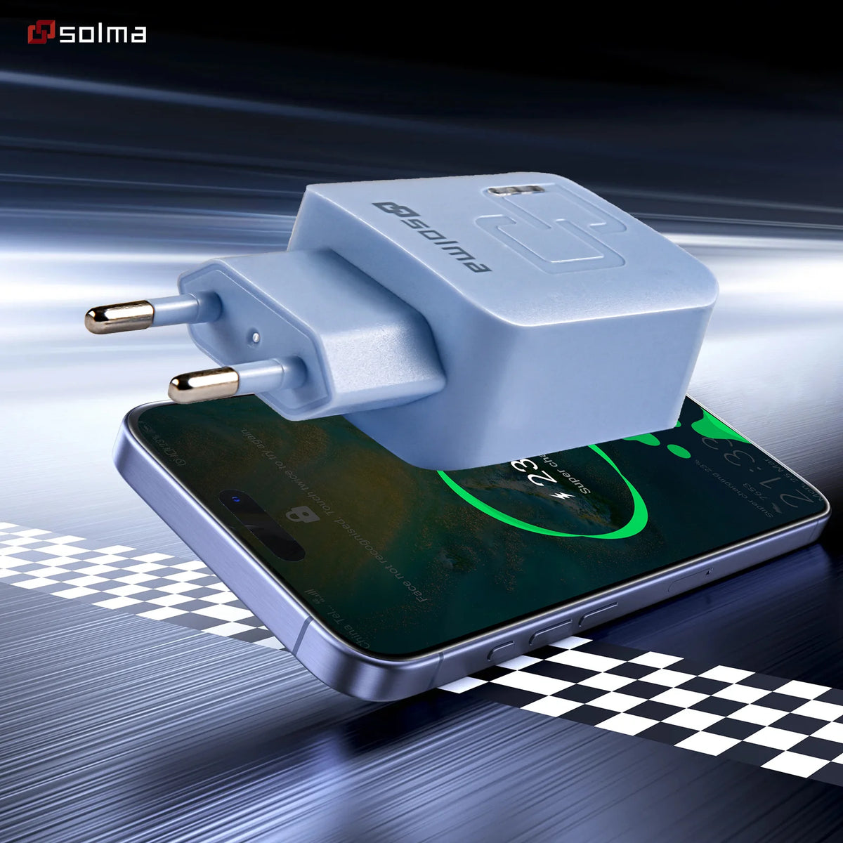 Macaron Color EU Standard 2 Ports USB Mobile Travel Charger 