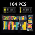 164/328pcs Heat Shrink Tubing Heat Shrink Wrap Sleeves Tubin