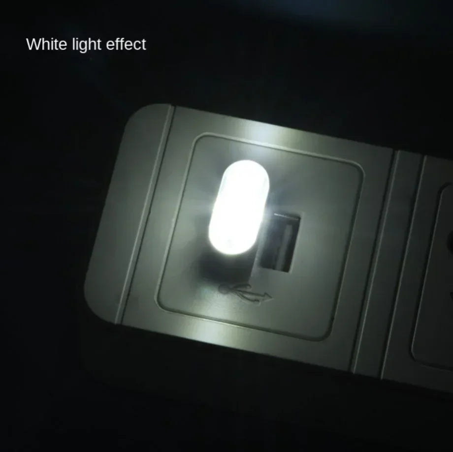 Mini USB LED Multicolour Atmosphere Light Plug and Play Portable Car Interior Decor Lamp Universal PC Emergency Ambient Lighting