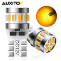 AUXITO 2Pcs Car Light T10 Led Yellow Position Side Marker Pa