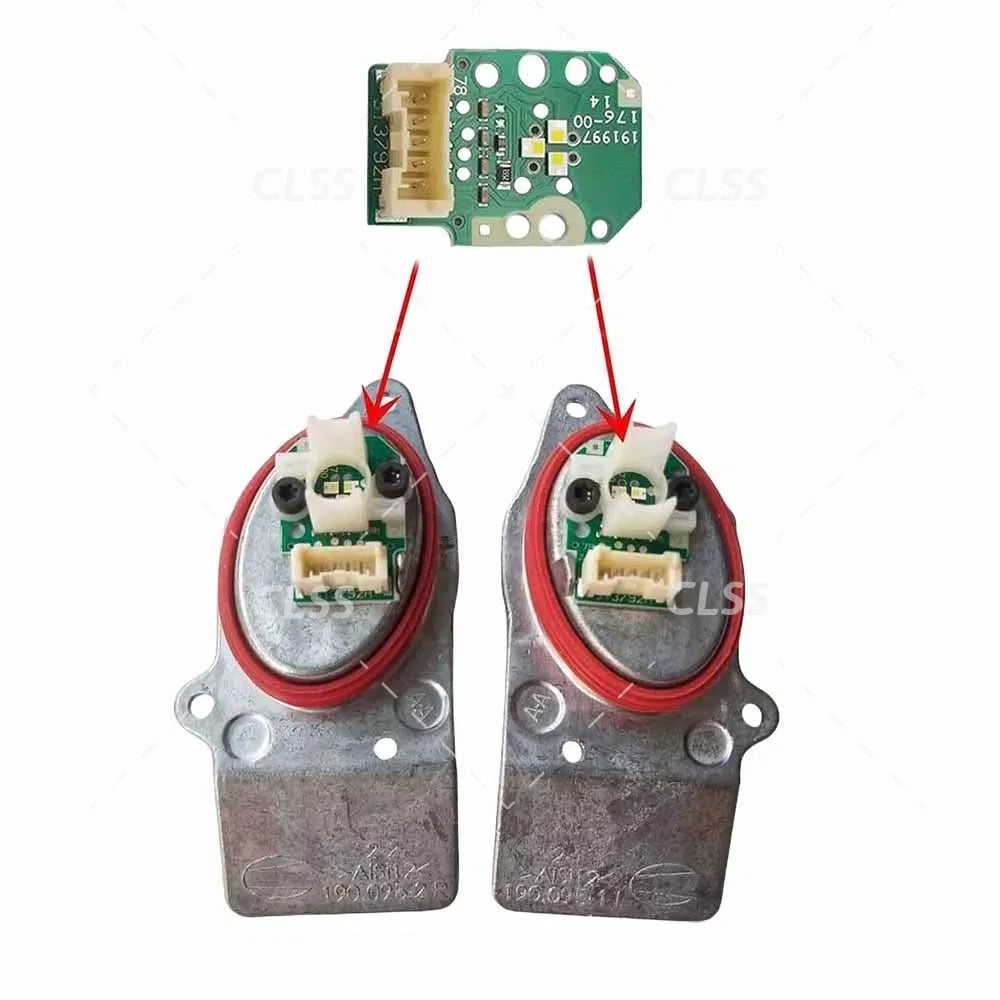 DRL LED Boards Angel Eyes For Audi A8 S8 A8L 2014-2017 Headlight Daytime Running Light Chips Module 4H0941475