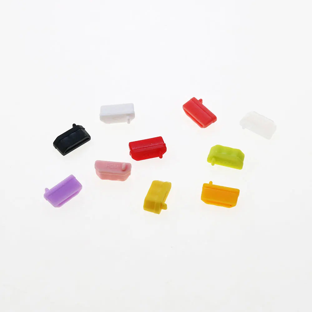 JCD 10pcs Silicone Anti Dust Plug Stopper Universal Dustproo