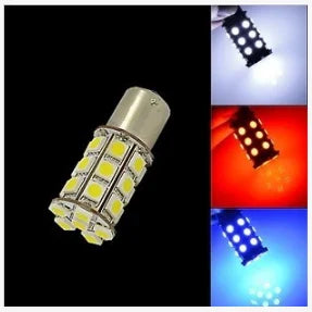 For Car Boats Replacement White 27-SMD BA15D Cabin Marine Bo