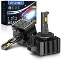 BEVINSEE 80W 8000LM Super Bright LED Car Lights CANBUS D1S D