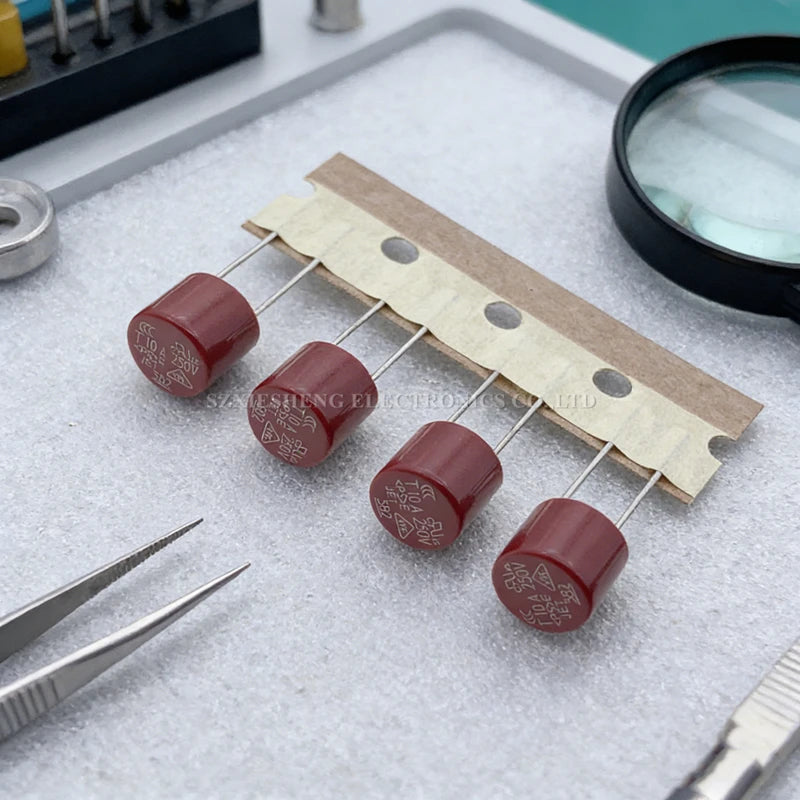 100PCS 382 Cylindrical Plastic Fuse Assortment Kit T500mA-T1