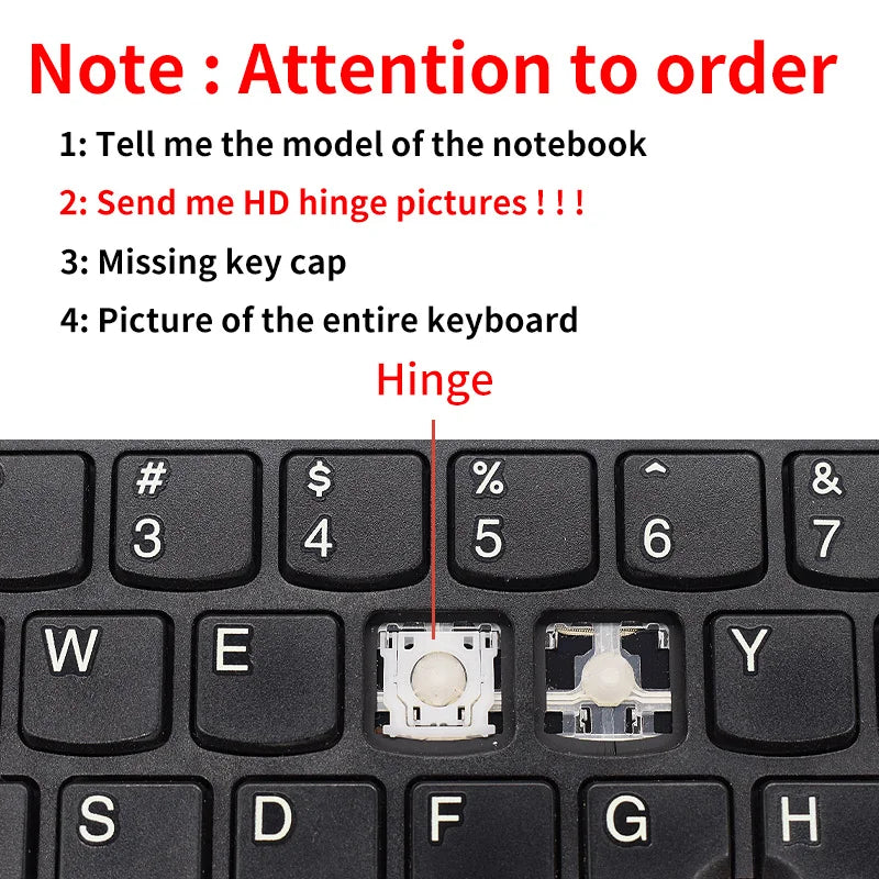 Replace Missing Keycap Scissor Clip Hinge Air Cushion Rubber