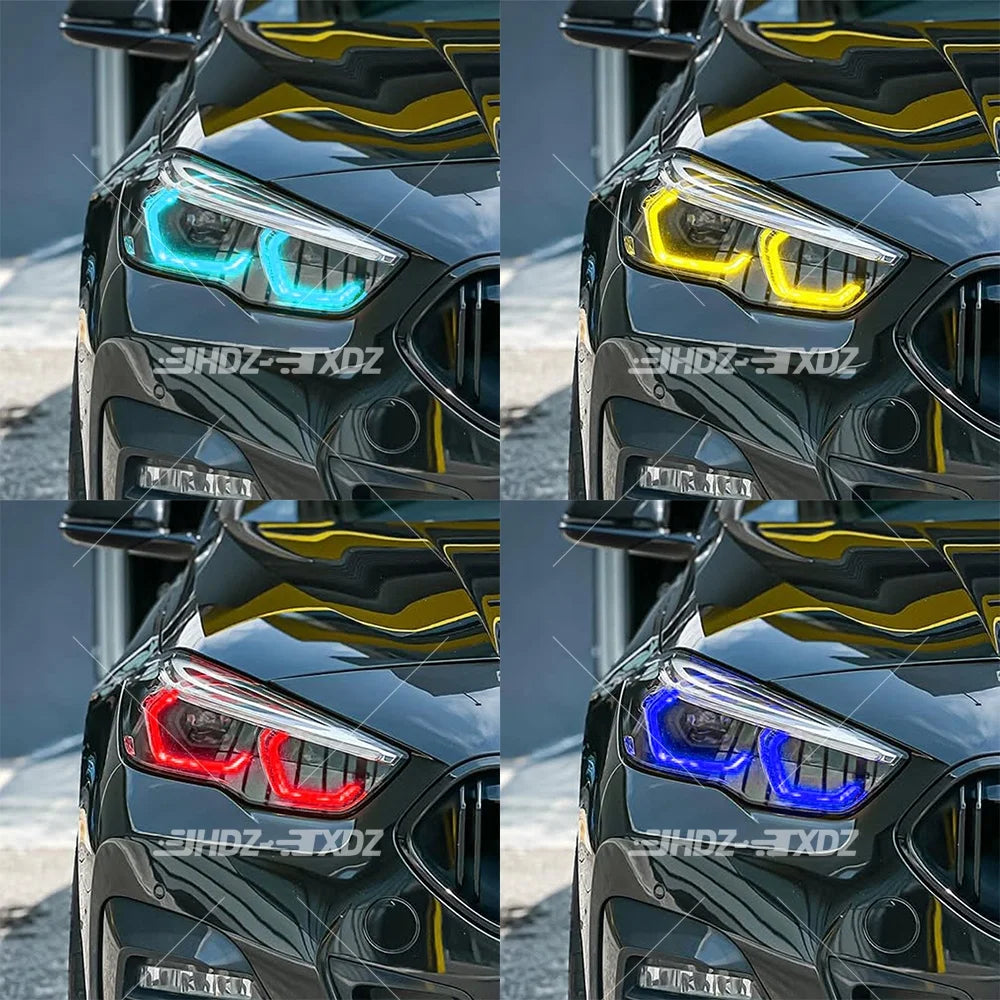 Angel Eye DRL Boards For BMW 1 2 Series F40 F44 2019-2022 Amber Blue Red LED Headlight Daytime Running Light