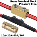 With Heat Shrink Tubing Brass Terminal Block Pressure Free H