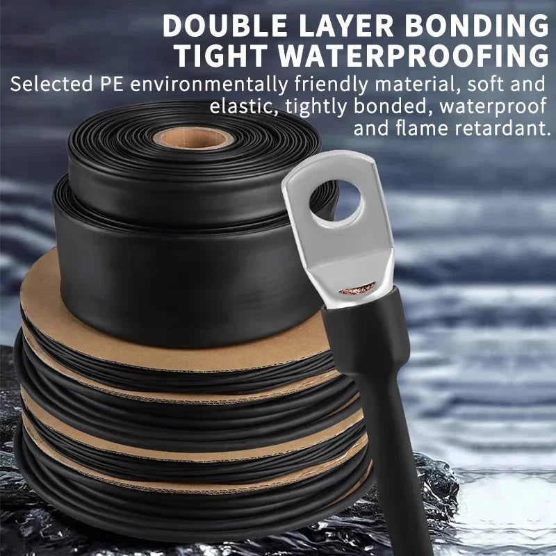 100 Meters/ 10M 3 1 Ratio Adhesive Lined Heat Shrink Tube Th