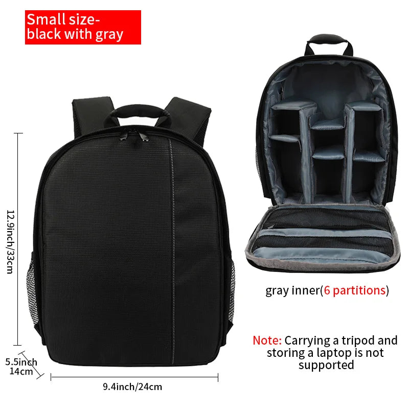 Digital Camera Backpack Outdoor Large-Capacity Camera Bag Laptop Backpack Multi-Functional Convenient Backpack