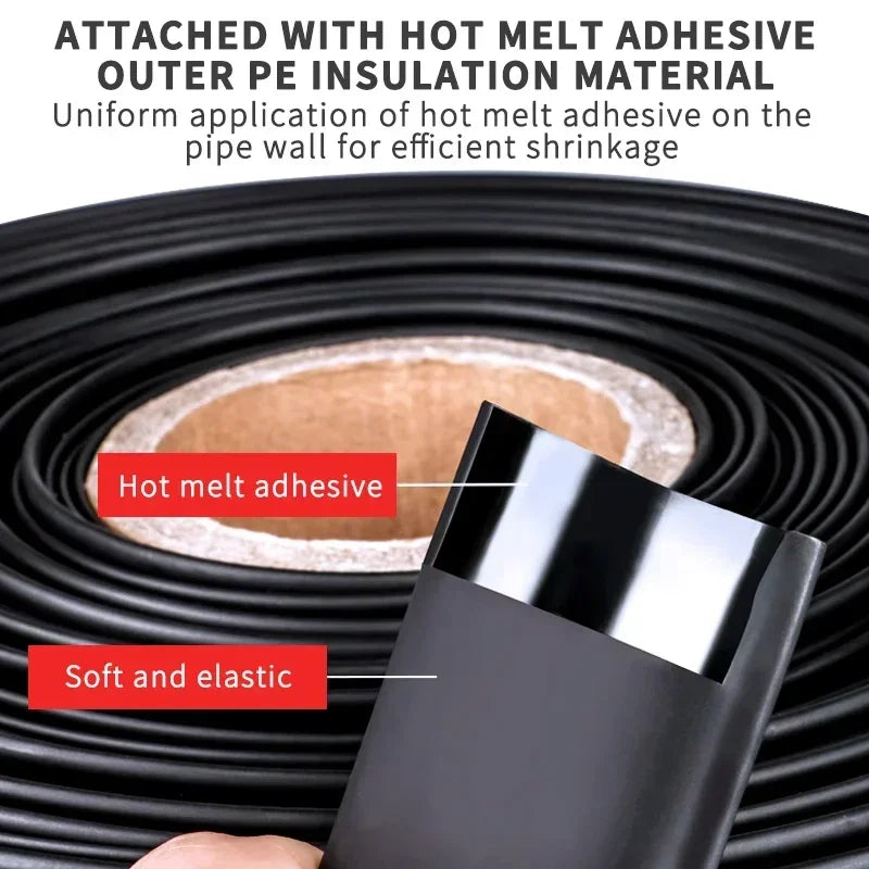 100 Meters/ 10M 3 1 Ratio Adhesive Lined Heat Shrink Tube Th
