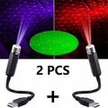 Mini Car LED Star Night Light Projector USB Power Saving Gal