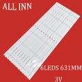 LED Backlight Strip for Vizio D650I-B2 E650I-A2 E650I-B2 SVA650A04 REV01 6LED NEC E654-U1 T650HVN05.4