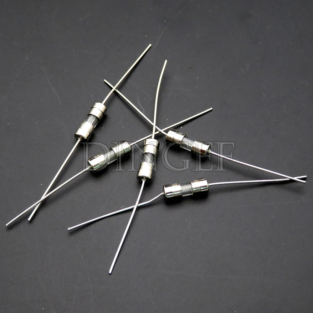 12values 5pcs 60pcs 3.6 10mm Glass fuse Slow blow 250V 3.6x1