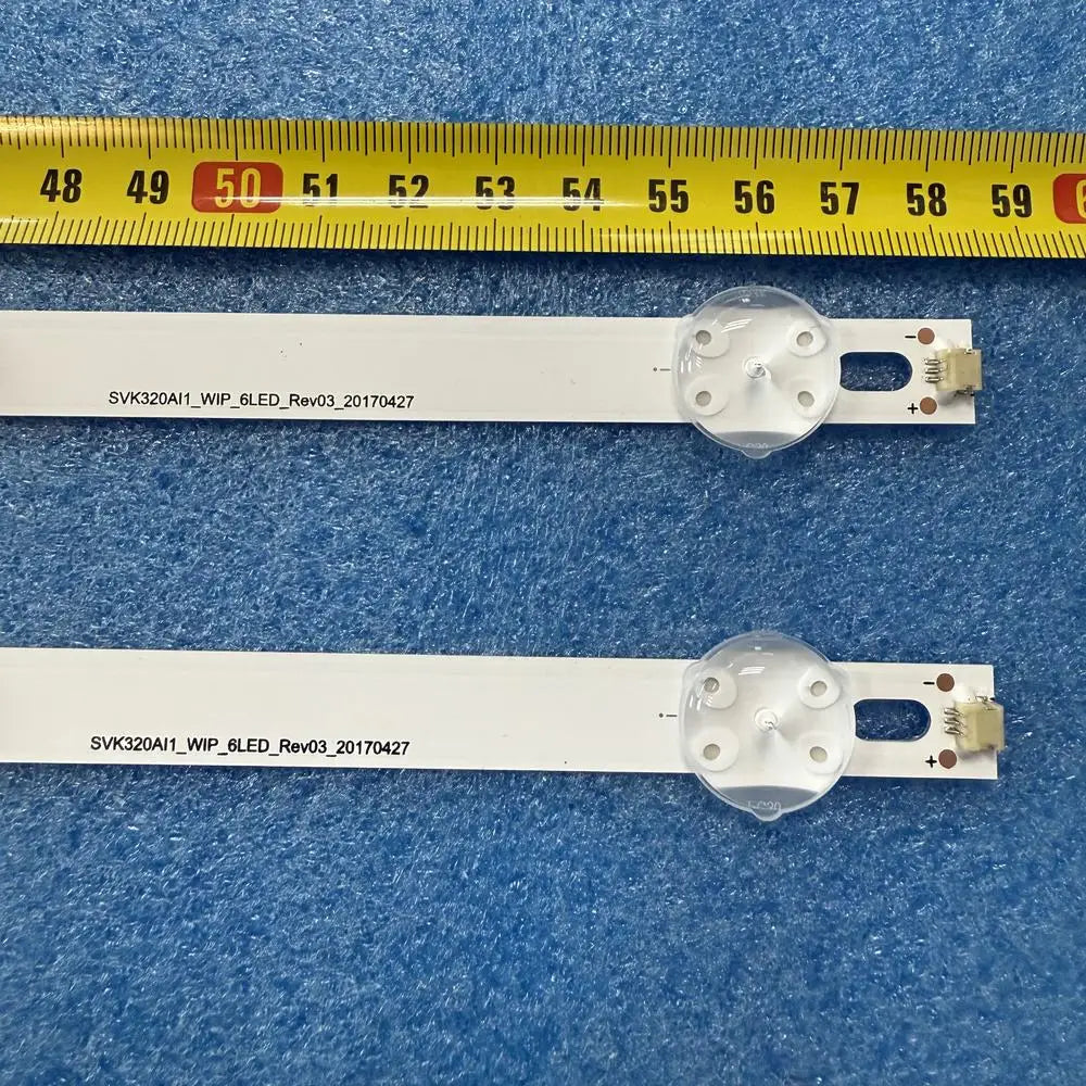 LED Backlight Strip for 2pcs set LED backlight strip bar For 32"TV 32PHS4012I2 SVK320A11 WICOP 6LED REV03