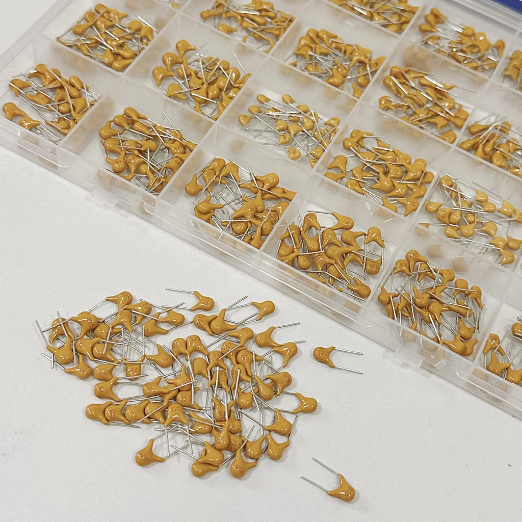 300pcs/480pcs Ceramic Capacitor Assortment Kit For Guitar Ca